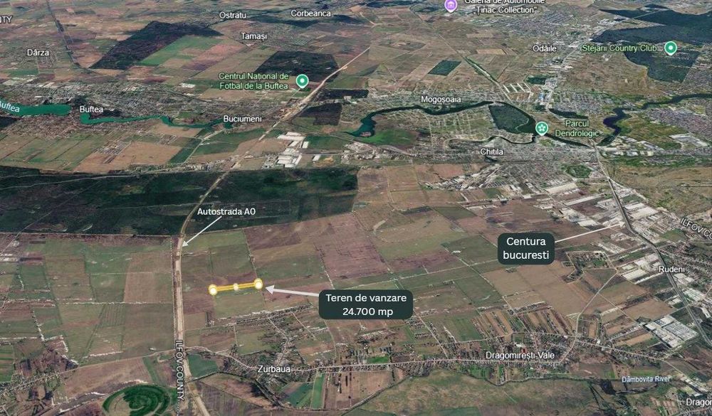 Oportunitate Investiție – Dezvoltare Rezidentiala - Teren 24.700 mp Zurbaua (Dragomirești-Vale, IF)