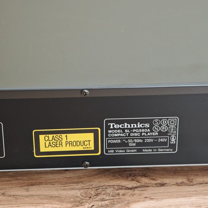 Technics SL-PG560A CD Player | MASH DAC | Оригинално дистанционно