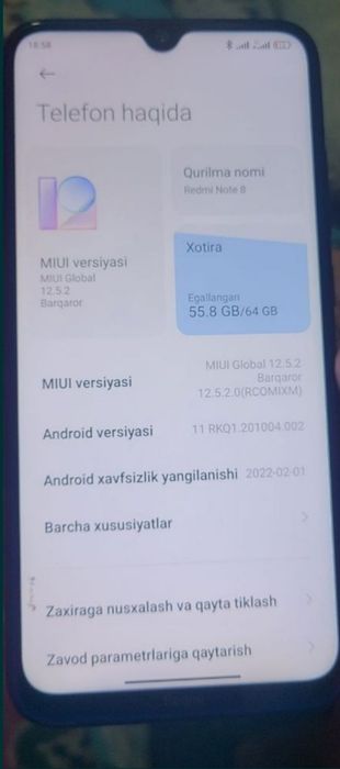 Продам redmi note 8 64 gb