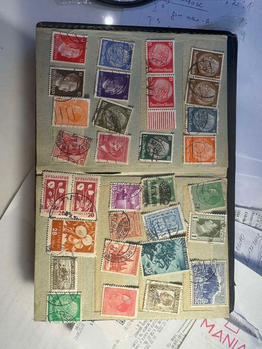 Класьор с марки период 1920-1950 г.