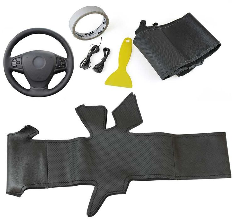 Калъф за волан шиещ БМВ - F25, F15, X3, X5 / BMW