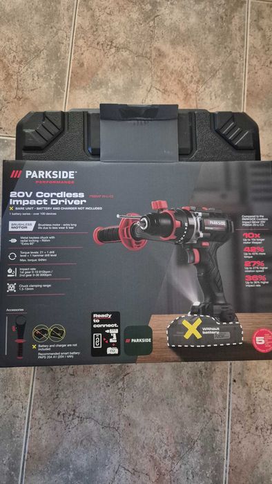 Parkside Performance 20V ударен винтоверт бормашина, НОВ, Гаранция