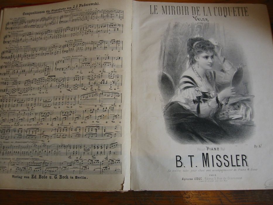 Partituri Muzicale anii 1800 Litografii ( 35 x bucati ) Muzica Veche