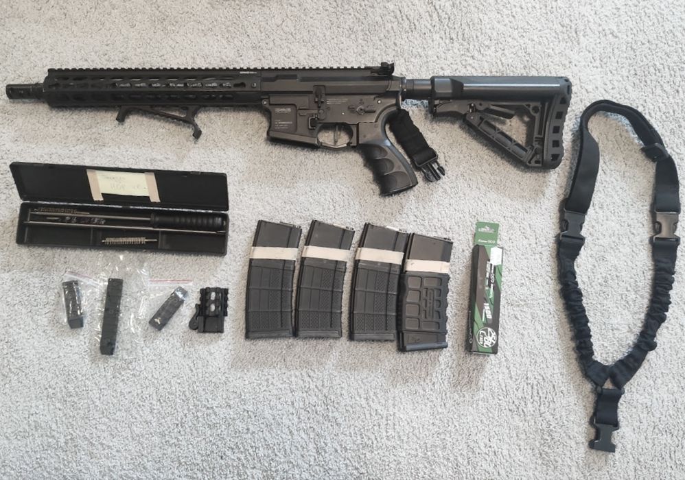 G&G Airsoft AEG с ASCU N2 Pro, Madbull 6.03 и Maple Leaf + много аксесоари