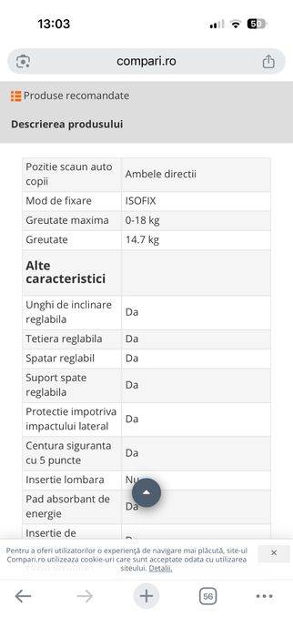 Scaun Britax Romer 360