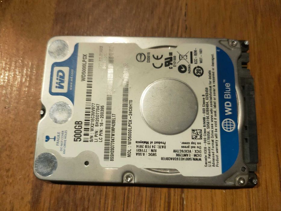 Hard Disk HDD 1TB 2.5 inch Laptop - 500GB 3.5 inch Desktop PC SATA3