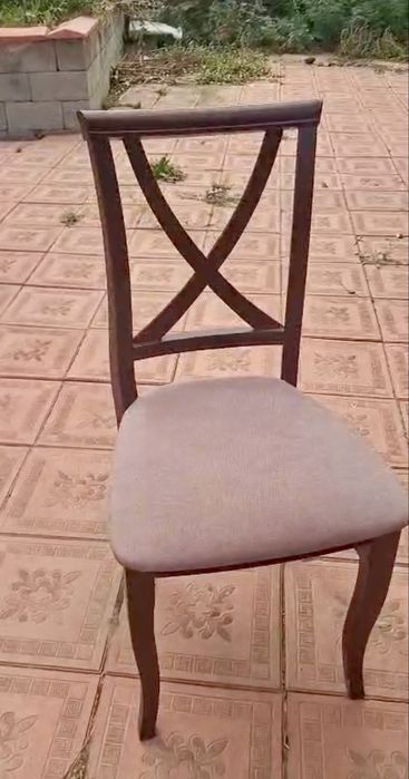 Стол + 8 стульев из массива