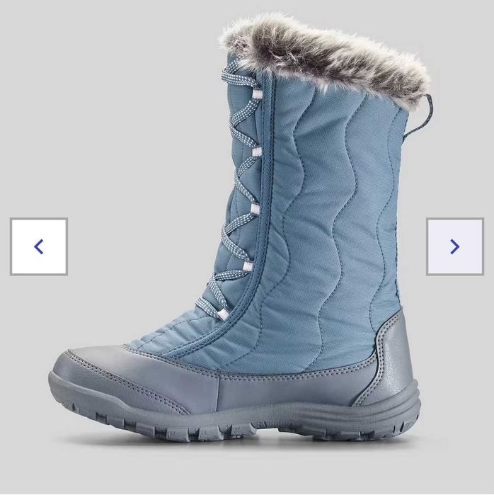 Cizme de Iarnă Ghete Impermeabile Călduroase SH500 Mărime nr 34