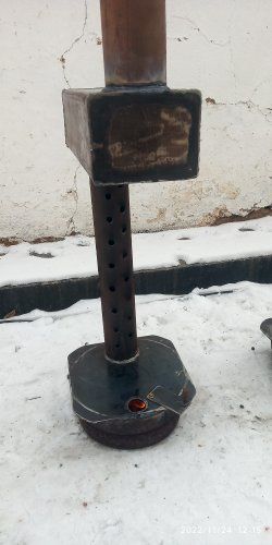 Печь буржуйка на отработке масла