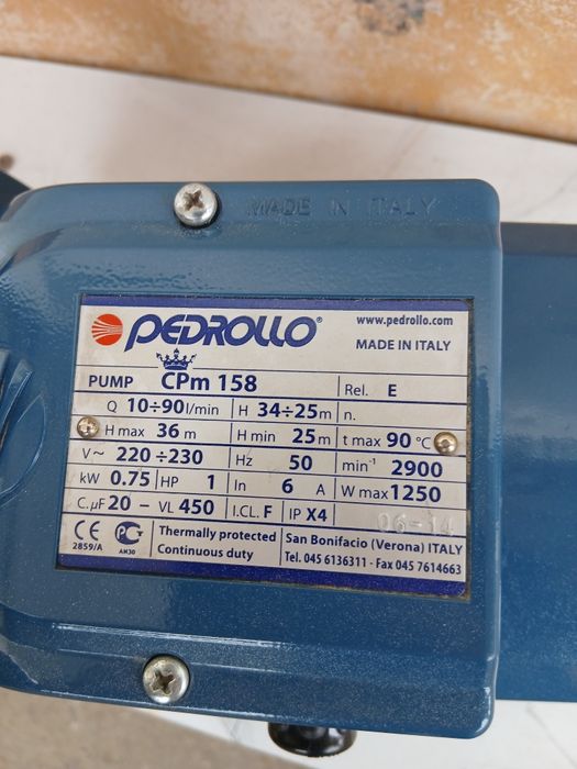 Насос циркулярный  Cpm 158