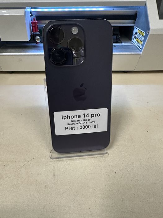 Iphone 14 pro / 128 gb / 100% baterie / garantie