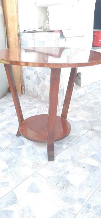 Masuta lemn masiv diametru 69 cm