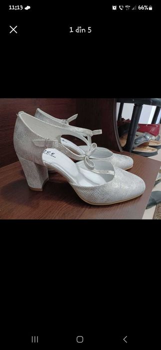 Pantofi cu toc, marimea 38