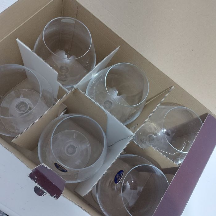 Бакалы для коньяка богемское стекло