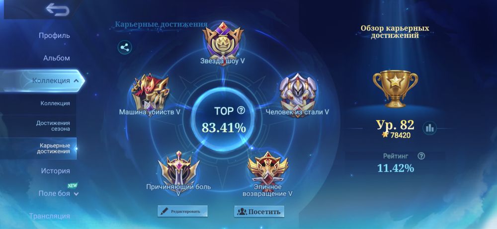 Аакаунт продаи mlbb