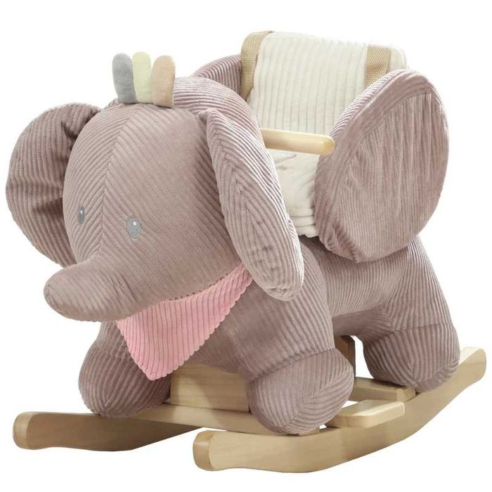 AIYAPLAY Люлееща се играчка слон, интерактивни животински звуци