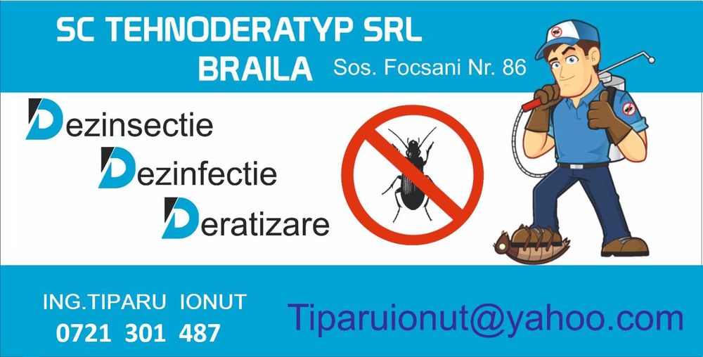 Dezinsectie Dezinfectie  Deratizare   Braila