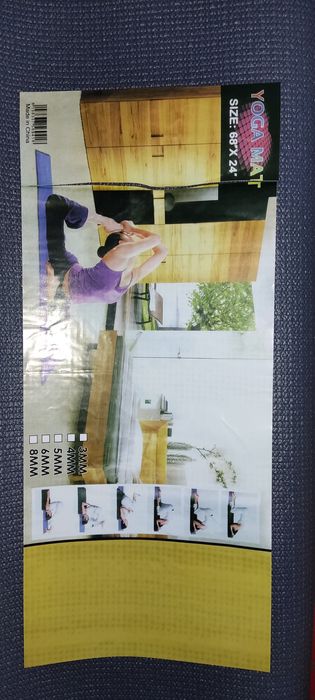 Коврик для йоги и фитнеса