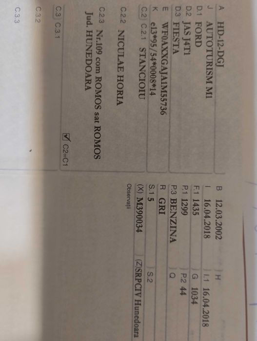 Ford Fiesta de vanzare