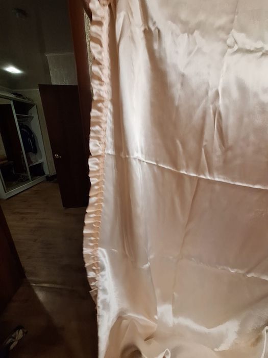 Шторы персикового цвета