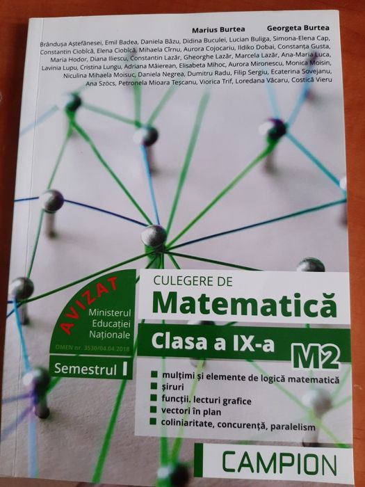 Culegere matematica clasa IX-a