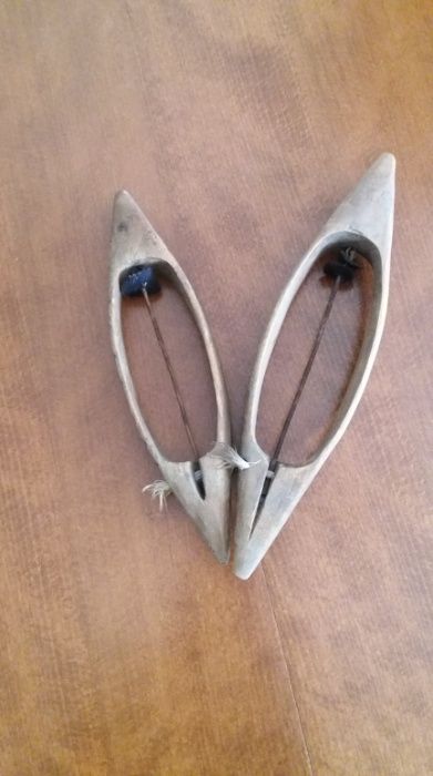 Автентични, дървени совалки за стан на 70 -80 години