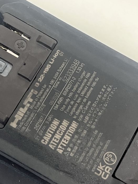 Hilti B22-195 acumulatori nuron pret ambele