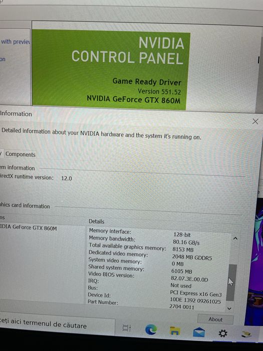 Laptop gamin Acer Nitro 5, 1 tera, GTX 860,