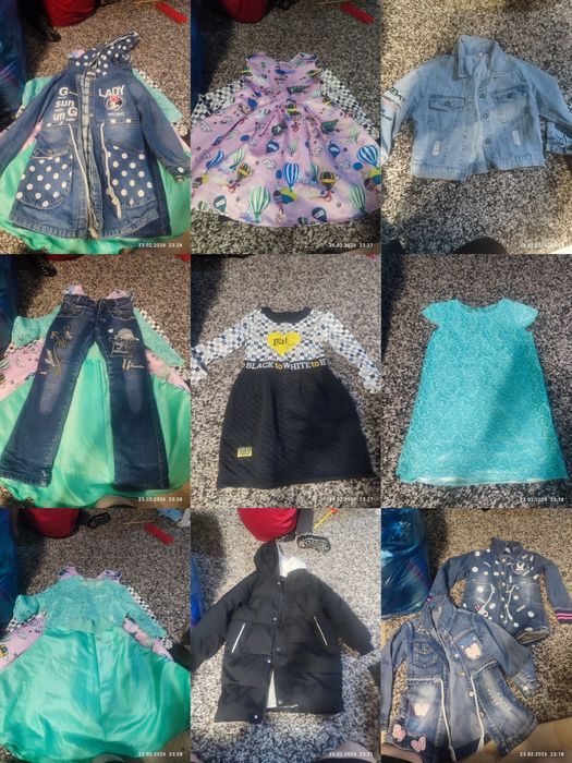 Отдам детские вещи за смесь