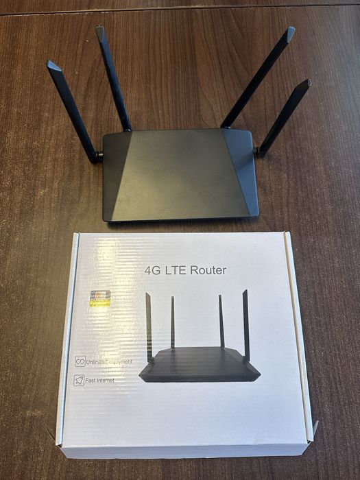Router 4G LTE cu SIM, 300 Mbps, 4 antene – ca nou