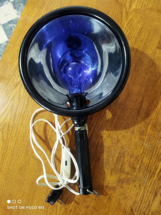 Продам синюю лампу