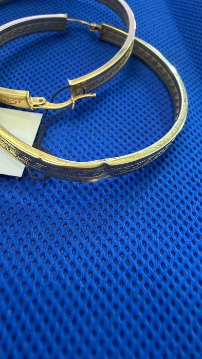Златни обеци 14 карата 77евро за гр 5.68гр