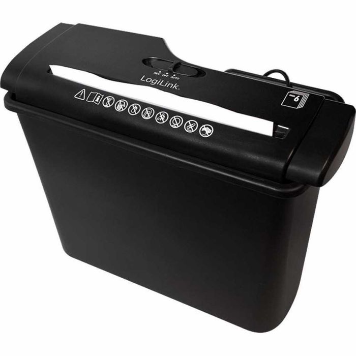 Шредер за хартия LogiLink „Aktenvernichter“ (Streifenschnitt 6 мм)