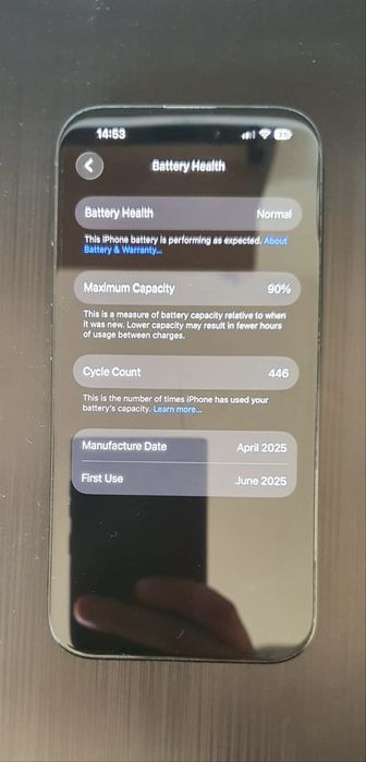 iPhone 16 128GB Black – Перфектен