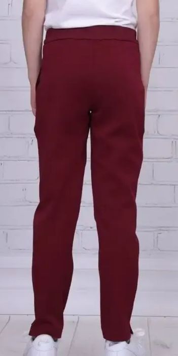 Школьные брюки бордовые