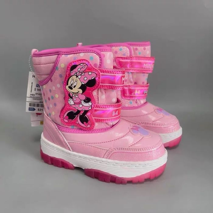 Зимние сапоги Минни Маус и Щенячий Патруль
