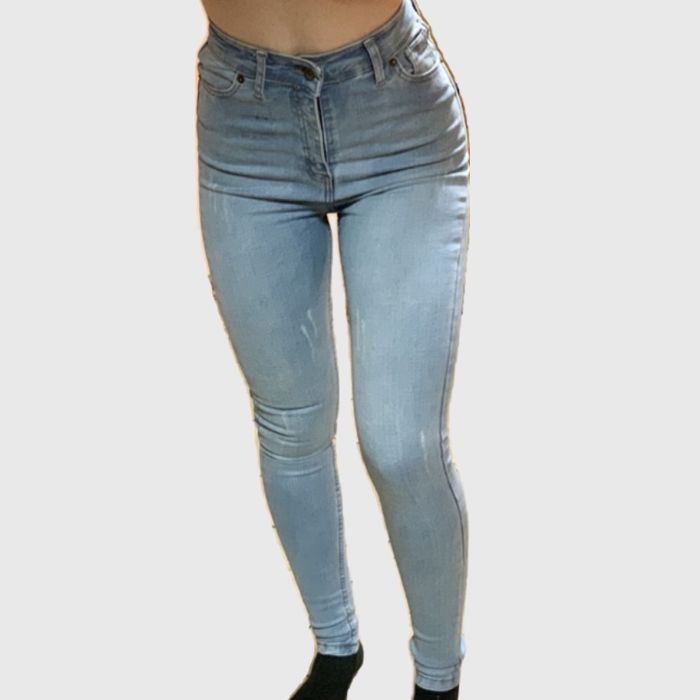 Дънки с висока талия