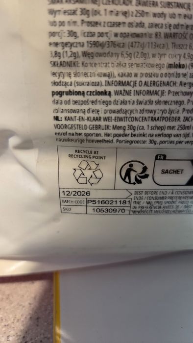 Pudră proteică My Protein