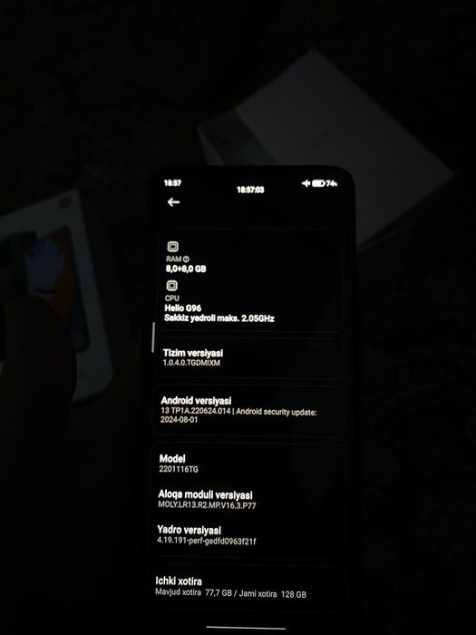 Redmi Not 11 pro sotiladi arzon narxda