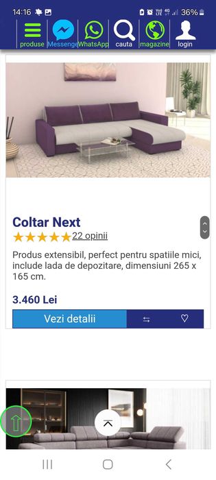Mobilier coltar living