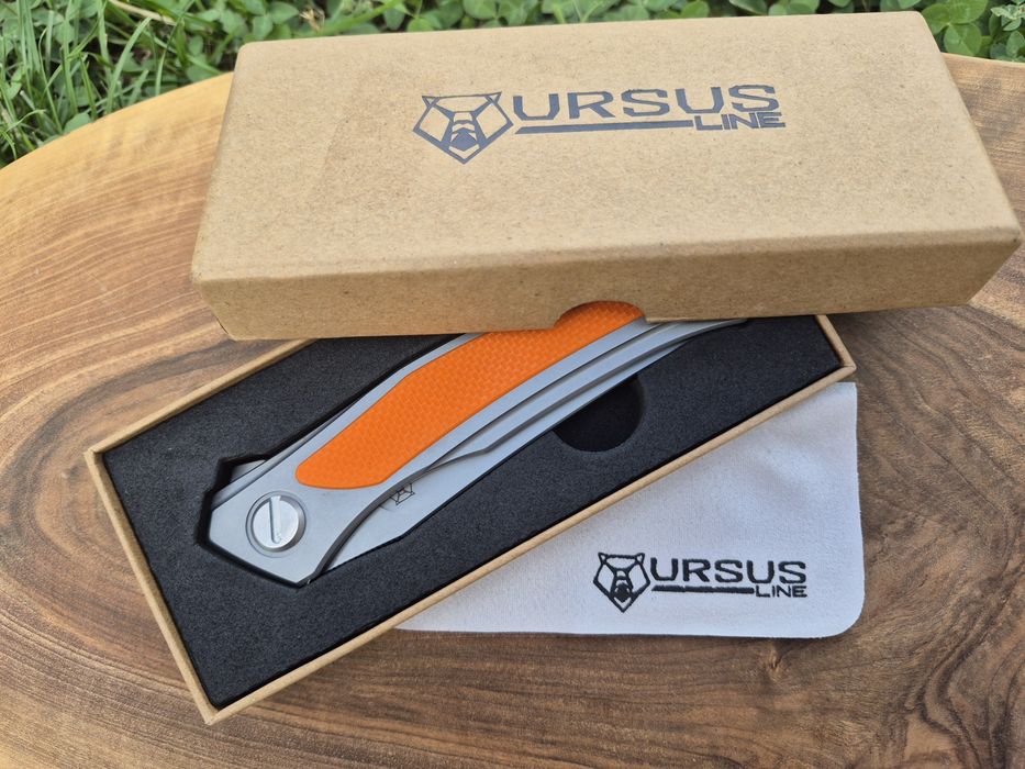 Сгъваем нож Shirogorov Quantum Ursus Lone,Cromax PM,два цвята,SH204