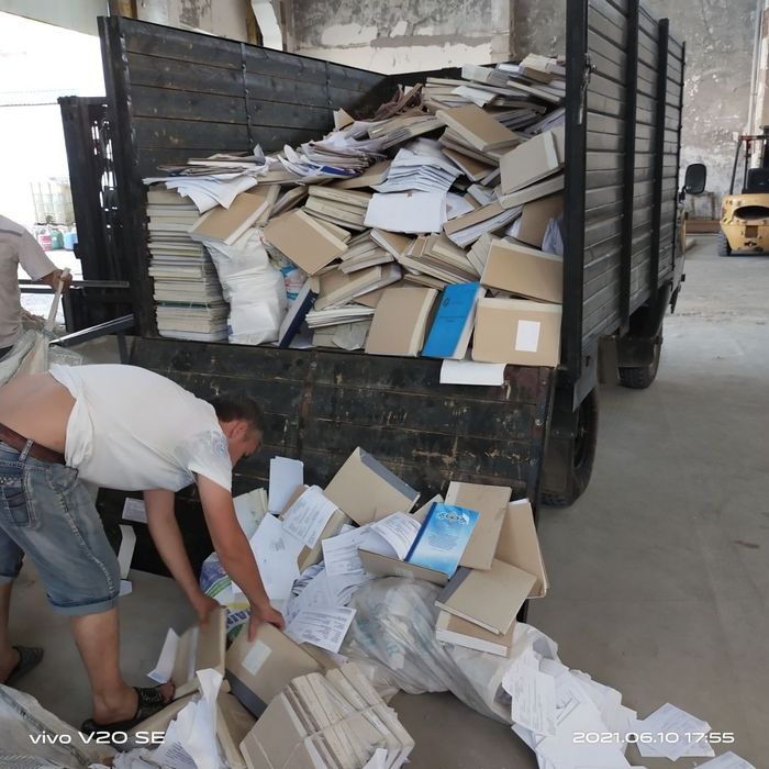 Макулатура Makalatura Картон  Kitob Daftar Jurnal Gazeta Oq qogoz