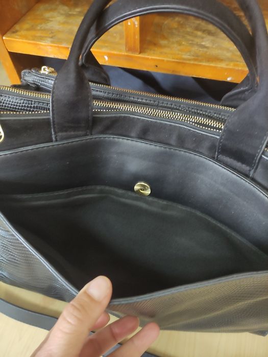 Мъжка кожена чанта