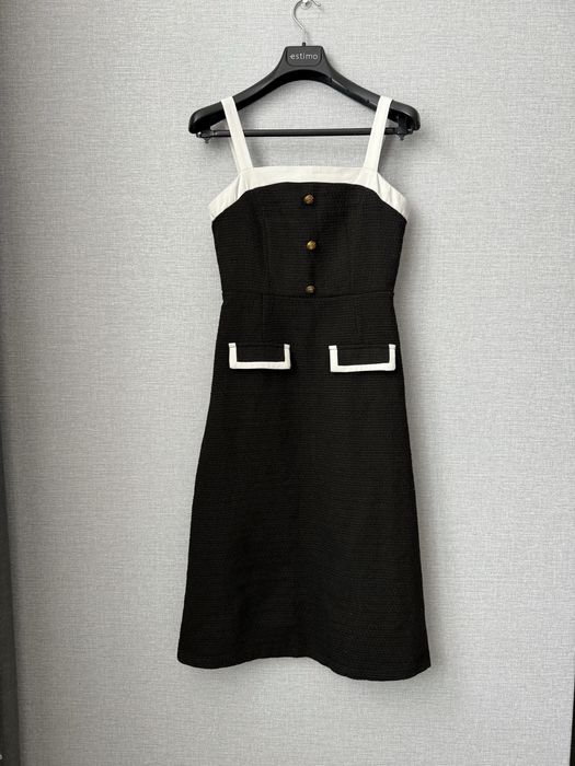 Женское платье двойка из твида