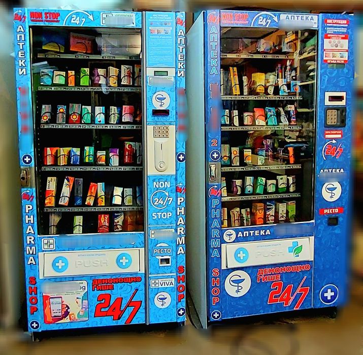 Вендинг машина Аптека за фармацевтични продукти / хранителни добавки