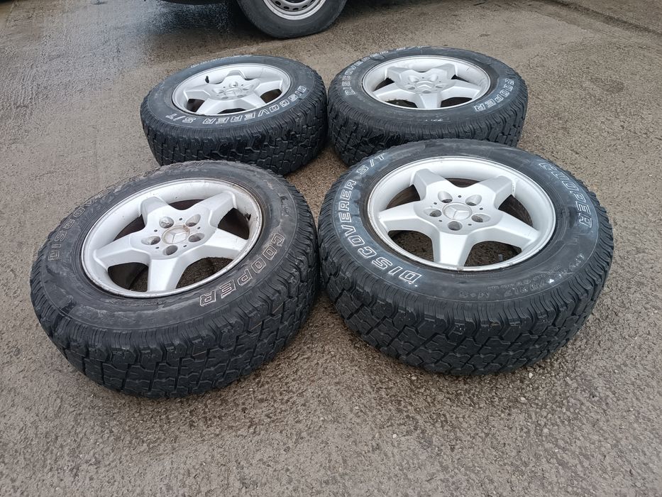 Jante roti complete 245 70 17  Mercedes ML W163  anvelope Cooper S/T