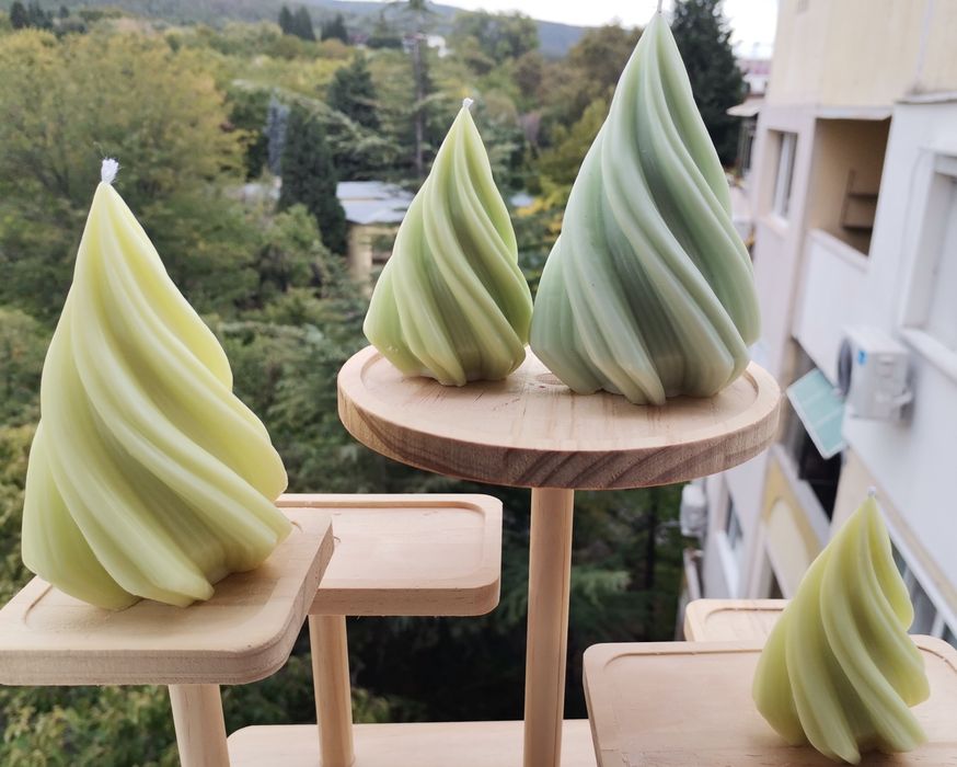 Коледни    свещи