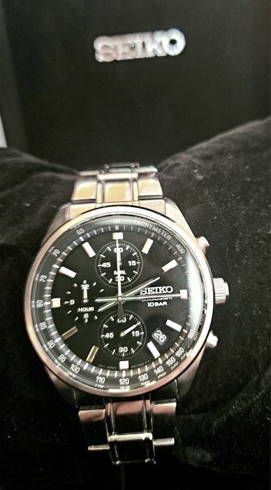 SEIКО SSВ379P1 42mm оригинален мъжки часовник  хронограф