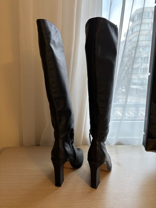 Zara Ботуши естествена кожа