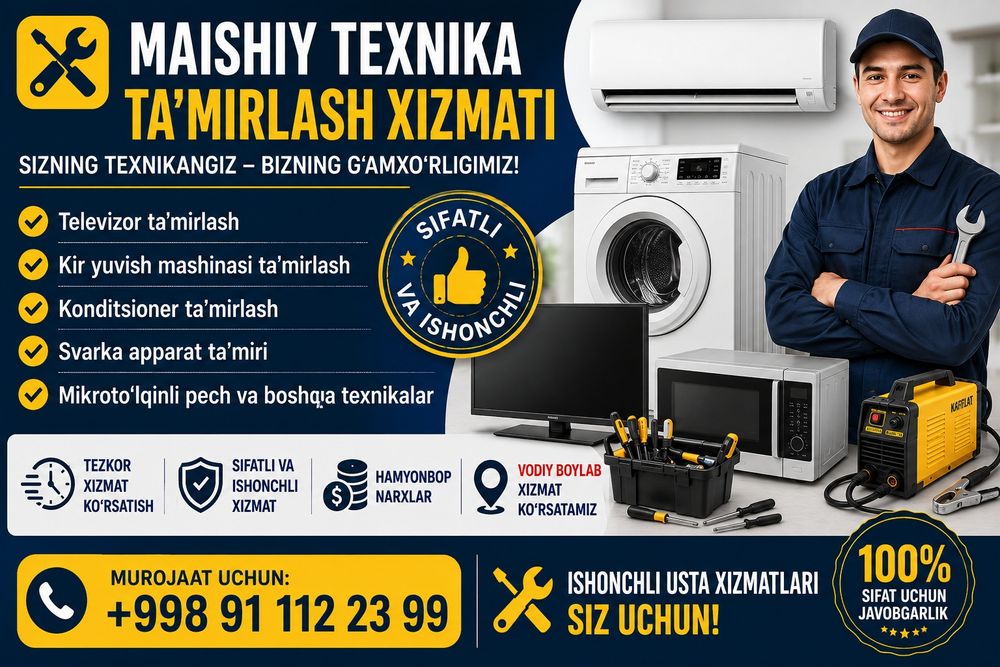 Konditsioner ornatish va ta'mirlash